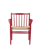 J81 spisebordsstol fra FDB Møbler - Ruby Red - Jacobsen Plus