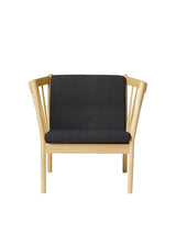 J146 Sessel von FDB Møbler - Dark Grey MLF28 - Jacobsen Plus