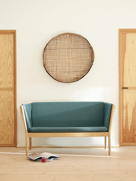 J148 2 Pers. Sofa von FDB Møbler - Dark Blue MLF36 - Jacobsen Plus