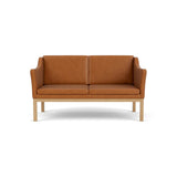 L45 MK154 2 pers. sofa, cognac læder af Mogens Koch - 1 - Jacobsen Plus