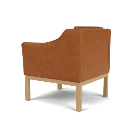L46 MK155 Sessel, cognac Leder von Mogens Koch - 5 - Jacobsen Plus