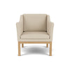 L46 MK155 lænestol, beige tekstil af Mogens Koch