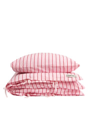 Bongusta - Percale sengetøj, 140x200/60x63 cm, Baby pink & ski patrol