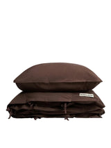 Bongusta - Percale sengetøj, 140x200/60x63 cm, Coffee - 1 - Jacobsen Plus