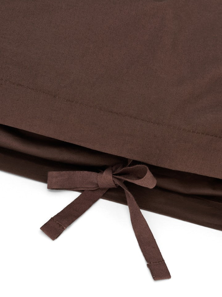 Bongusta - Percale sengetøj, 140x200/60x63 cm, Coffee - 5 - Jacobsen Plus