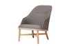 Bund Lounge-Sessel, Eiche, Melange Nap 241 von Stellar Works