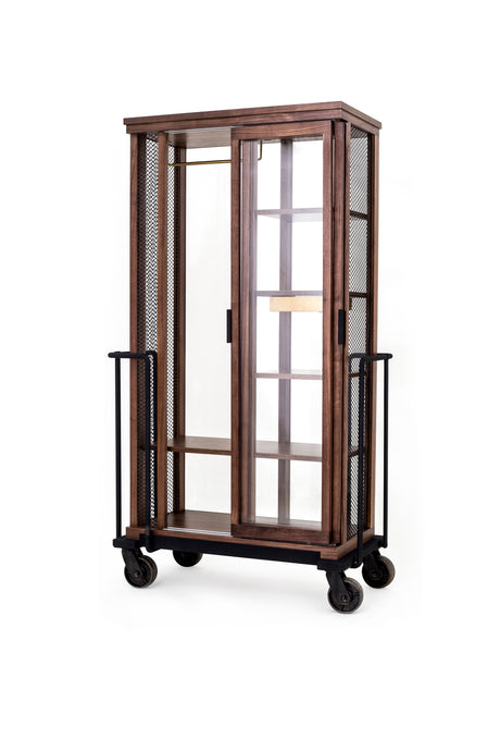 Cabinet of Curiosity Kabinetskab, Walnuss black sand/gold fra Stellar Works - 1 - Jacobsen Plus