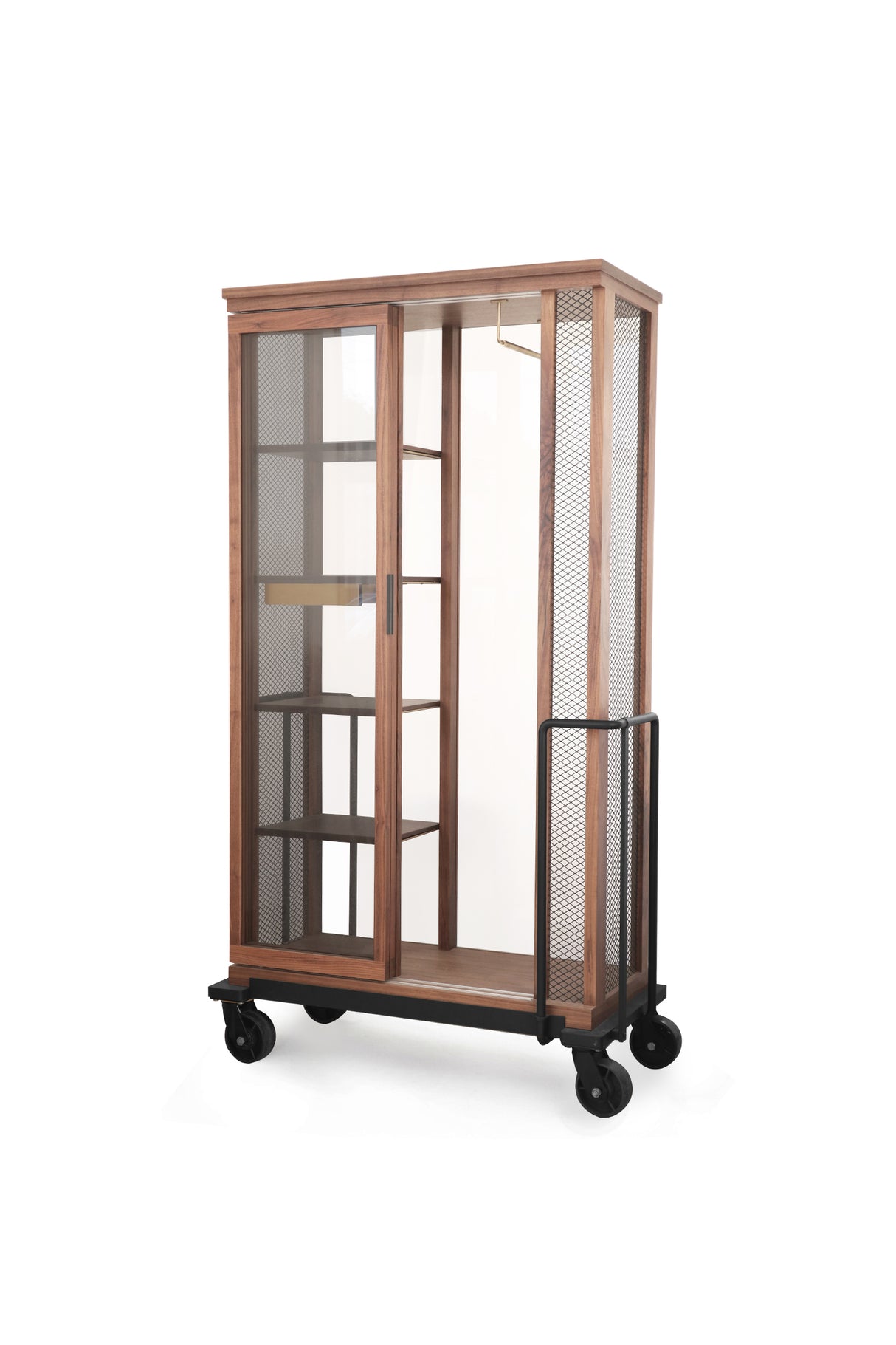 Cabinet of Curiosity kabinetskab, valnød black sand/gold fra Stellar Works - 2 - Jacobsen Plus