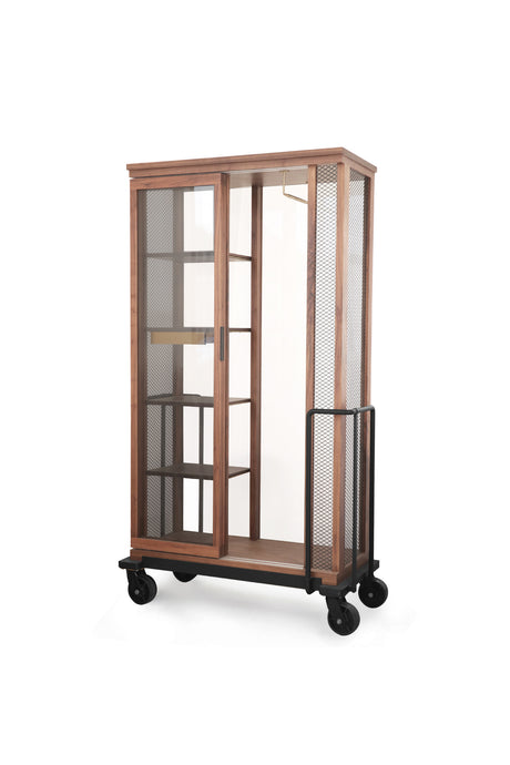 Cabinet of Curiosity Kabinetskab, Walnuss black sand/gold fra Stellar Works - 2 - Jacobsen Plus