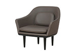 Lunar Lounge-Sessel, large, Schwarz Eg, Bellagio Quartz 5070 HR fra Stellar Works - 3 - Jacobsen Plus