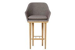 Lunar Barhocker, Eiche, Melange Nap 241 HR Gold von Stellar Works
