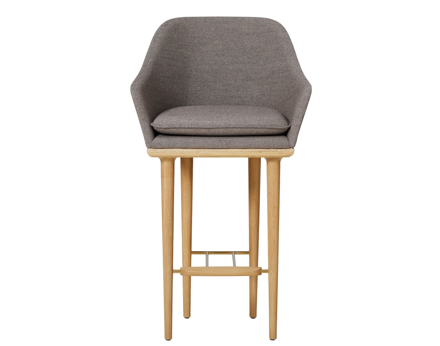 Lunar Barhocker, Eiche, Melange Nap 241 HR Gold von Stellar Works