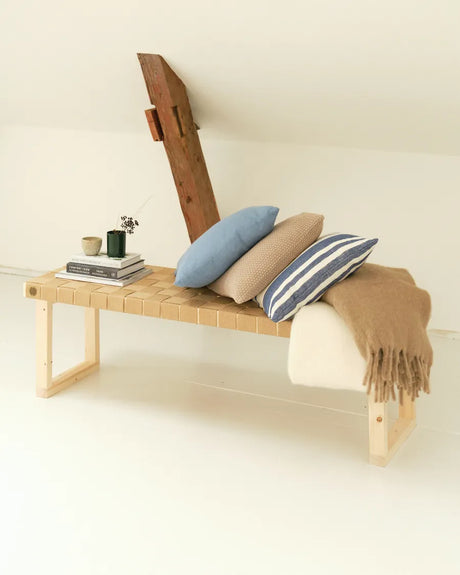 Luna Bank, mittel, natur von WeCycle Furniture - 3 - Jacobsen Plus