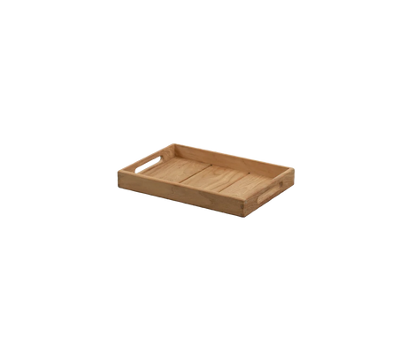 Club serveringsbakke rektangulær lille, fra Cane-line - Teak - Jacobsen Plus