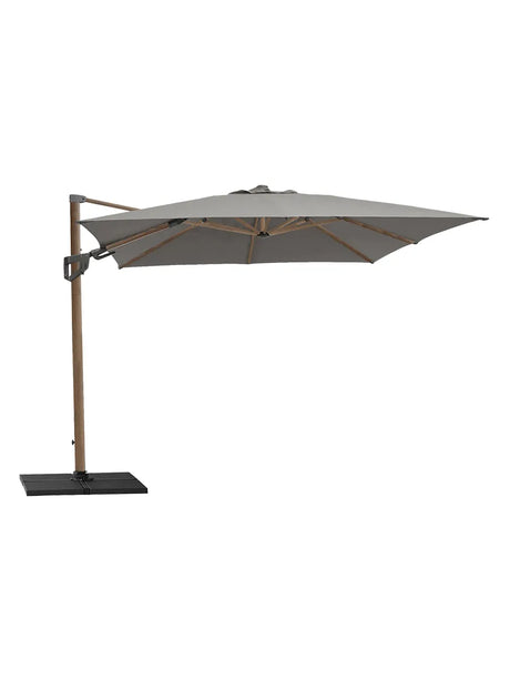 Hyde Luxe Sonnenschirm 3x3 m. mit Tilt inkl. Fuß von Cane-line - Anthrazit - Jacobsen Plus
