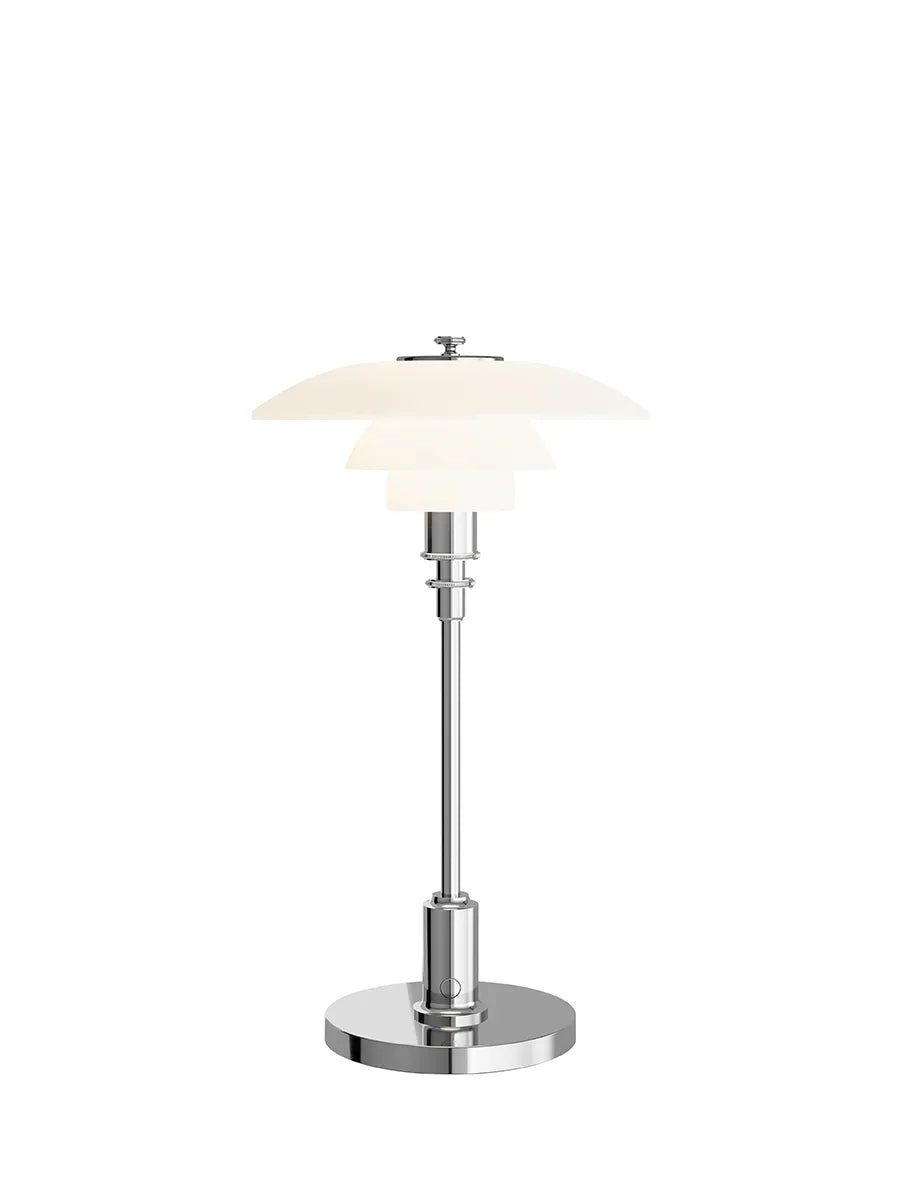 PH 2/1 Portable Tischleuchte, chrom von Louis Poulsen - 1 - Jacobsen Plus