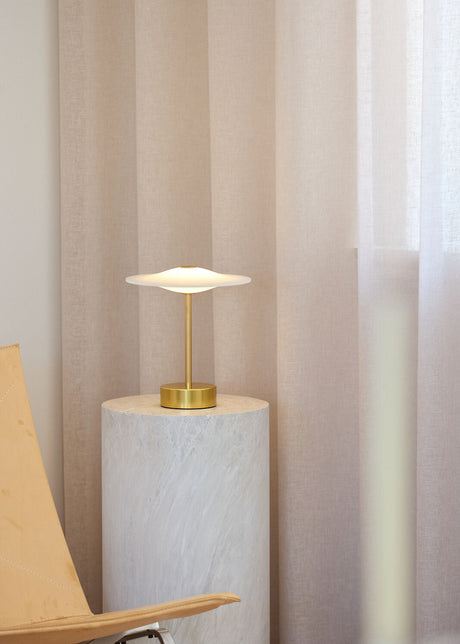 Sinus 22 Portable Tischleuchte, Messing von Piet Hein - 2 - Jacobsen Plus