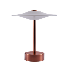 Sinus 22 Portable bordlampe, kobber af Piet Hein