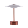 Sinus 22 Portable bordlampe, kobber af Piet Hein