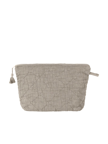 Toilettaske quiltet, ash grey fra Ib Laursen - 1 - Jacobsen Plus