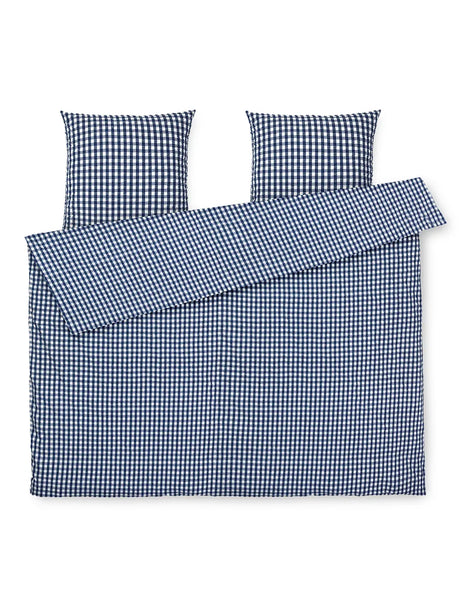 Bæk & Bølge Bettwäsche, dunkel Blau von Juna - 200 x 220 cm, inkl. 2 x Kissenbezug - Jacobsen Plus