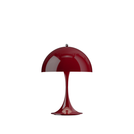 Panthella 250 Portable Tischleuchte, Opaque Burgundy von Verner Panton - Jacobsen Plus