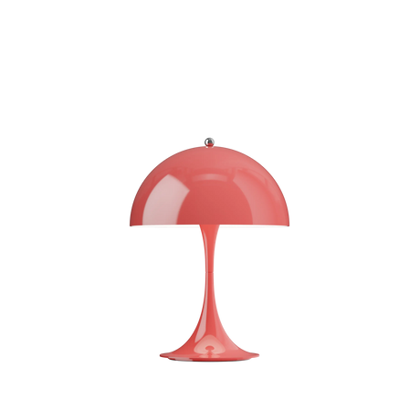 Panthella 250 Portable Tischleuchte, Opaque Coral von Verner Panton - Jacobsen Plus