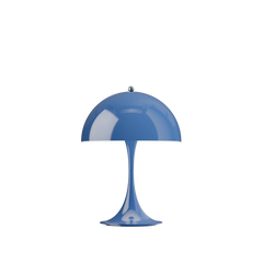 Panthella 250 tragbare Tischleuchte, opakes Indigoblau von Verner Panton
