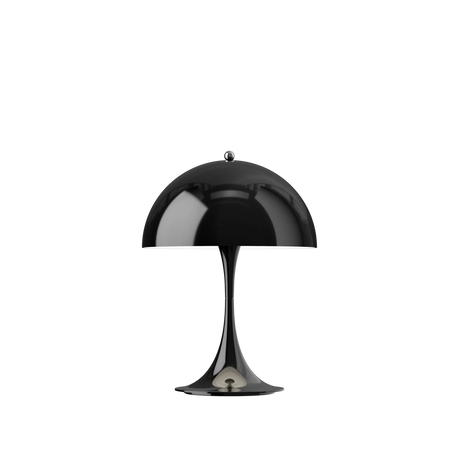 Panthella 250 tragbare Tischleuchte, opak Schwarz von Verner Panton - Jacobsen Plus