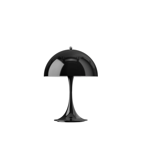 Panthella 250 tragbare Tischleuchte, opak Schwarz von Verner Panton - 3 - Jacobsen Plus