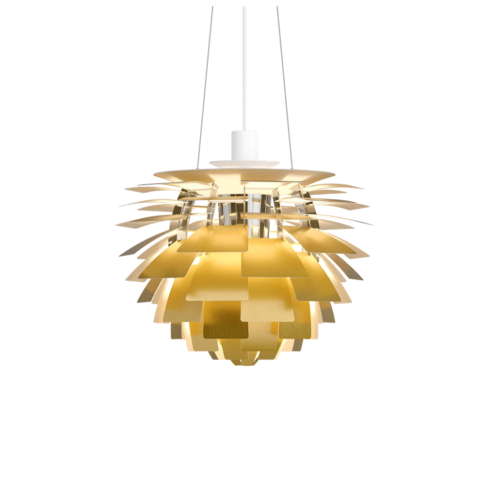 PH Artichoke in Messing von Louis Poulsen - Ø 480 mm / Halolux (E27) - Jacobsen Plus