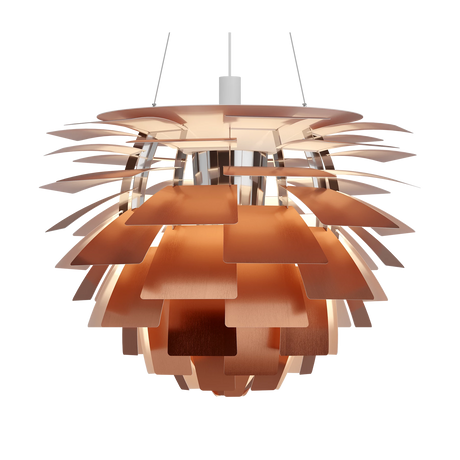 PH Artichoke i Kobber fra Louis Poulsen - Ø 840 mm / Halolux (E27) - Jacobsen Plus