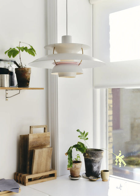 PH 5 Pendel, Modern white af Poul Henningsen - 2 - Jacobsen Plus