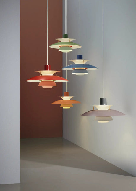 PH 5 Pendel, Hues of green af Poul Henningsen - 2 - Jacobsen Plus