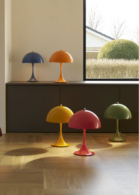 Panthella 250 Tragbare Tischleuchte, Opakgelb von Verner Panton - 2 - Jacobsen Plus