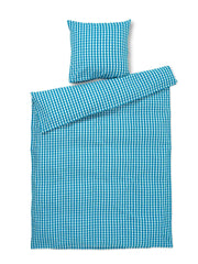 Bæk & Bølge Bettwäsche, Blau/Birk von Juna