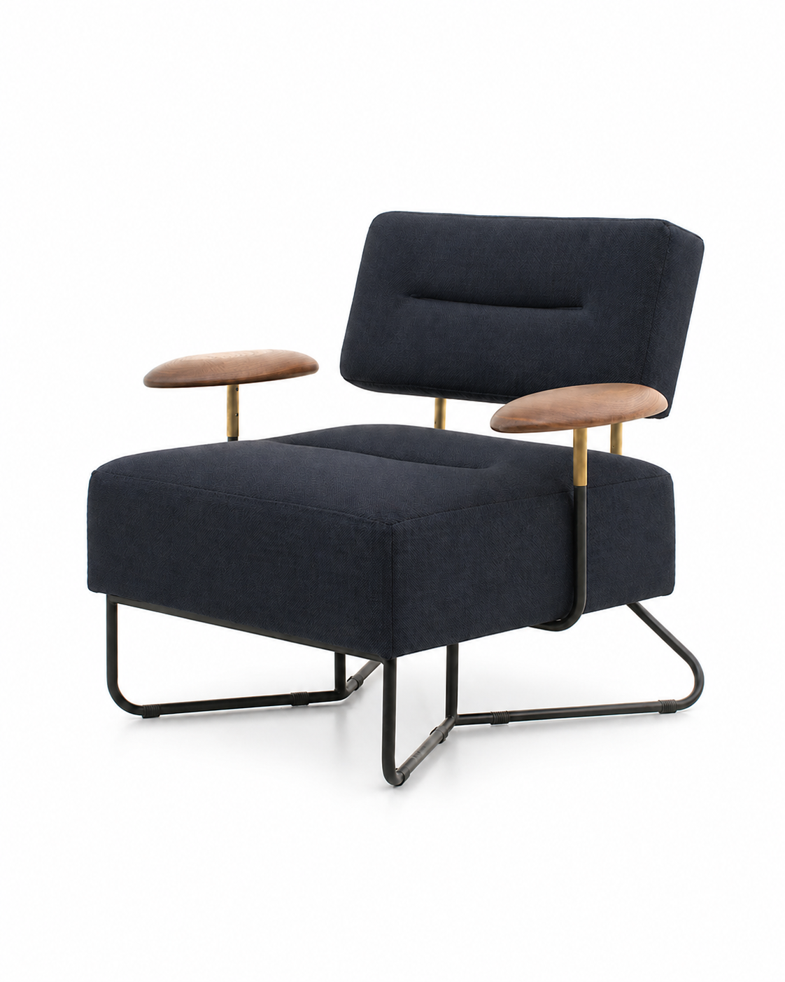 QT Lounge-Sessel, Walnuss, Relate 691 HR von Stellar Works - 1 - Jacobsen Plus