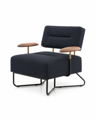 QT Lounge-Sessel, Walnuss, Relate 691 HR von Stellar Works
