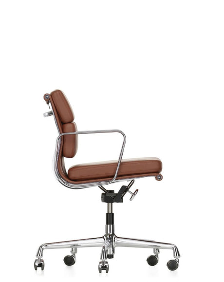 Soft Pad Chair EA 217 Bürostuhl, cognac Leder/chrom stel fra Vitra - 3 - Jacobsen Plus