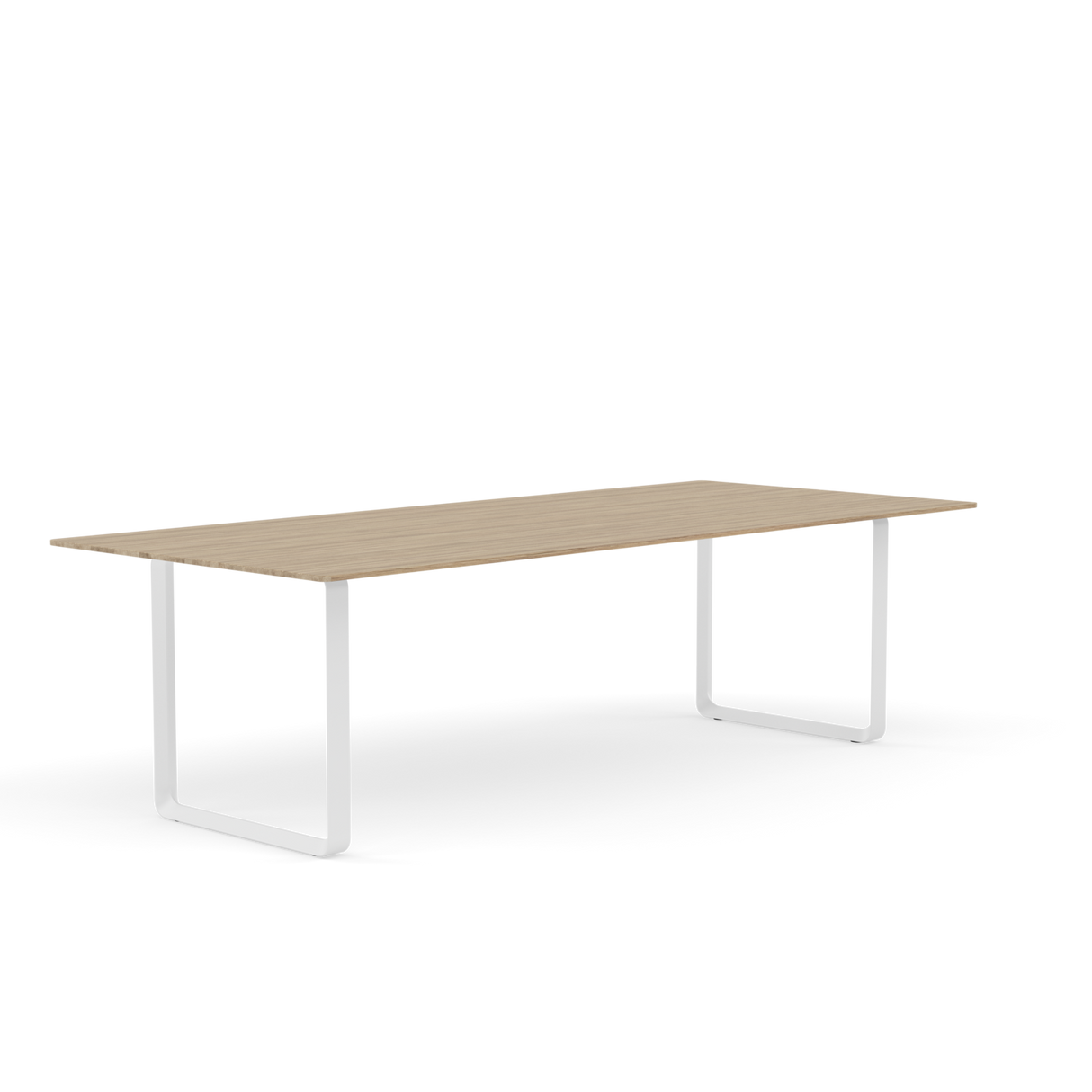 70/70 Tisch von Muuto - 255 x 108 cm / Solid Oak White - Jacobsen Plus