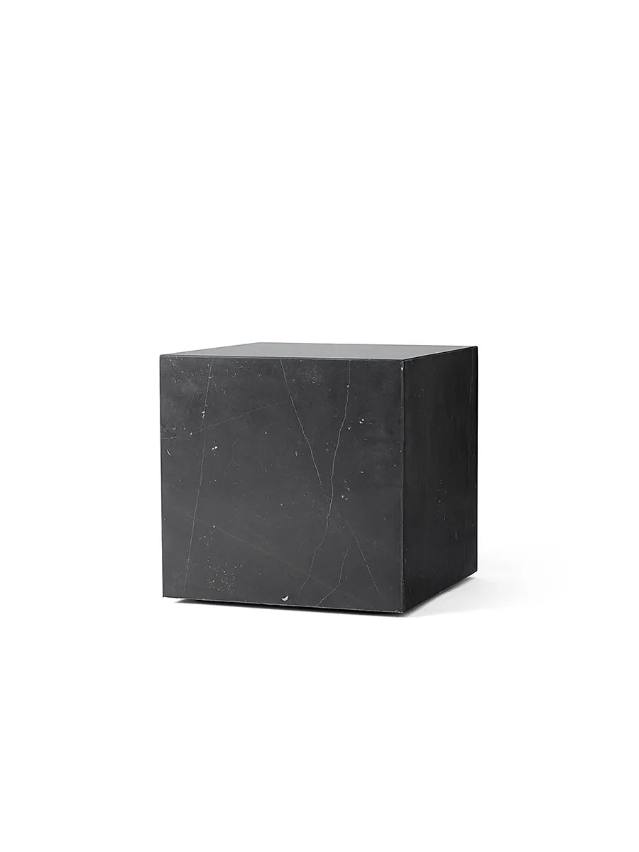 Plinth Cubic Black Nero Marquina Marmor von Audo Copenhagen - 1 - Jacobsen Plus