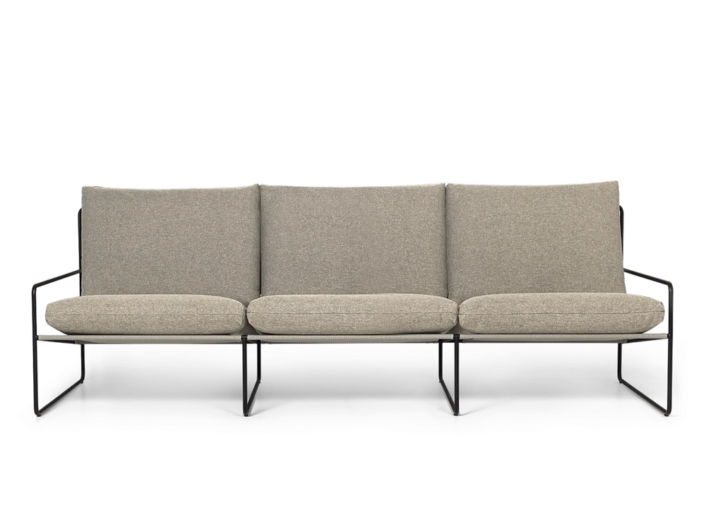 Desert 3-Seater outdoor sofa fra Ferm Living - Black - Dolce - Dark Sand - Jacobsen Plus