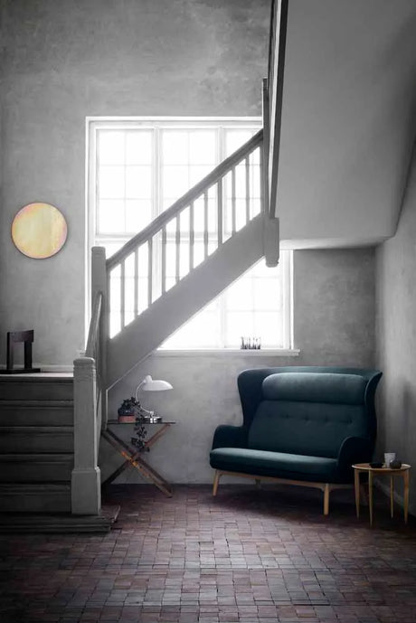 Ro Sofa von Fritz Hansen - Christianshavn / Gebürstetes Aluminium - Jacobsen Plus
