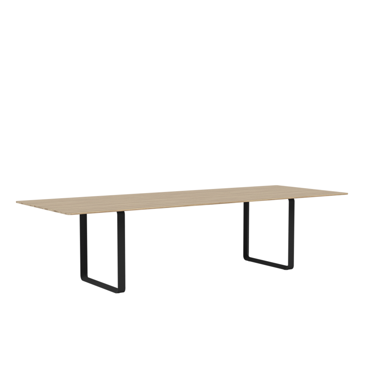 70/70 Tisch von Muuto - 295 x 108 cm / Solid Oak Black - Jacobsen Plus