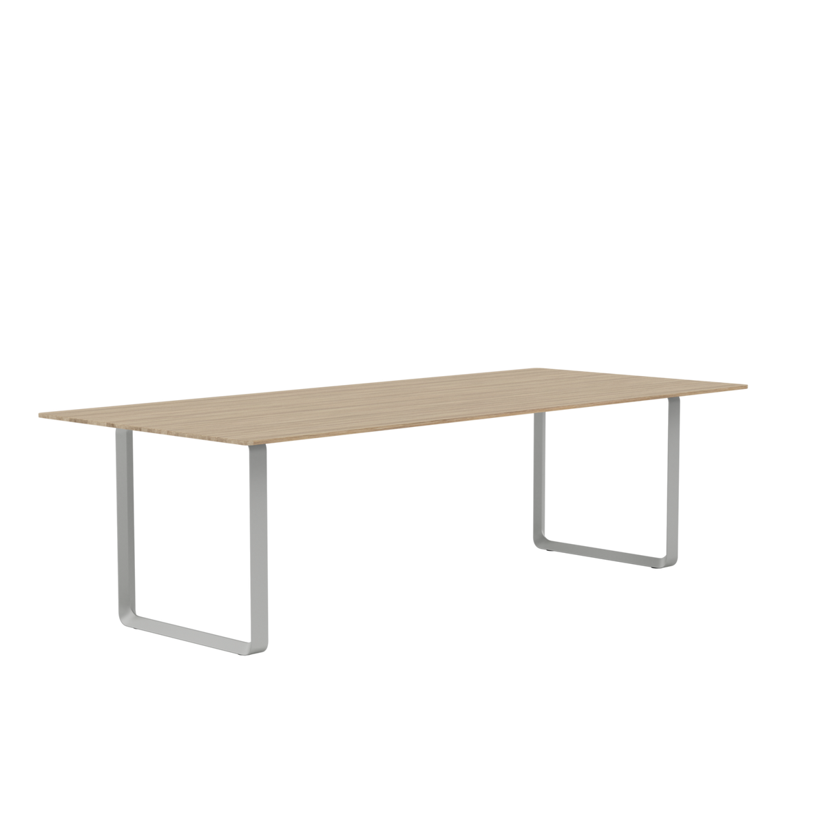 70/70 Tisch von Muuto - 255 x 108 cm / Solid Oak Grey - Jacobsen Plus