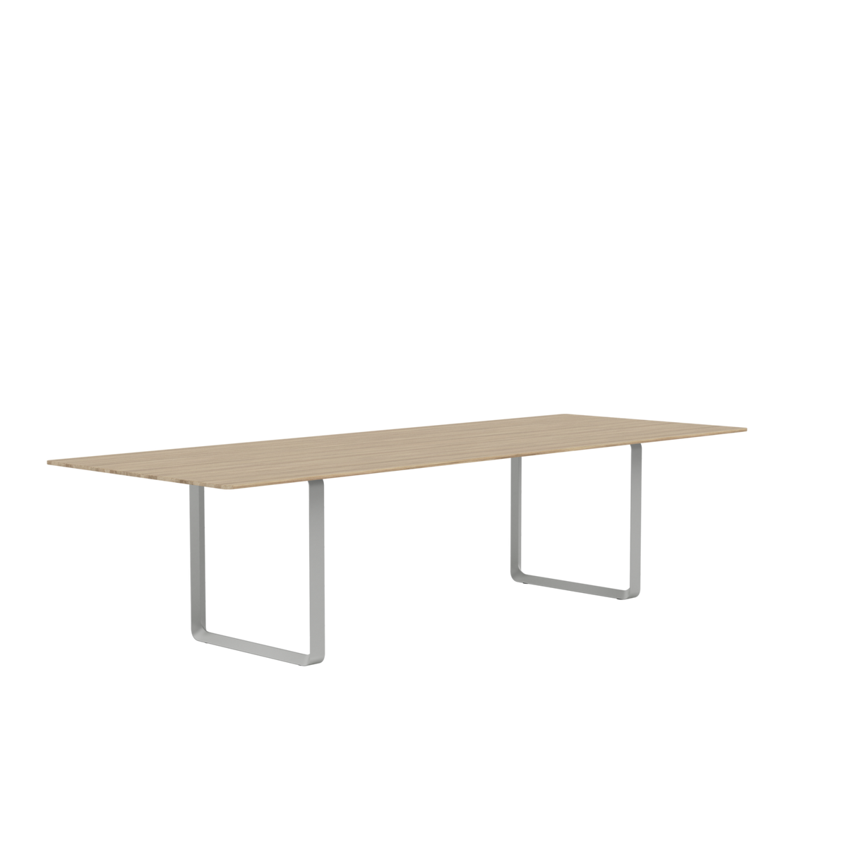 70/70 Tisch von Muuto - 295 x 108 cm / Solid Oak Grey - Jacobsen Plus
