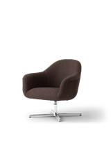 Harbour lænestol m. swivel fra Audo Copenhagen - Logan 05 poleret aluminium drejelig - Jacobsen Plus