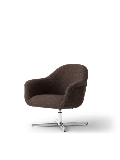Harbour lænestol m. swivel fra Audo Copenhagen - Logan 05 poleret aluminium drejelig - Jacobsen Plus