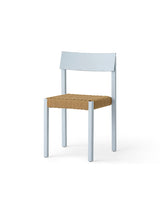 Audo Copenhagen - Mauro spisebordsstol med papirflet sæde - Linen Blue - Jacobsen Plus