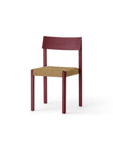 Audo Copenhagen - Mauro spisebordsstol med papirflet sæde - French Red - Jacobsen Plus